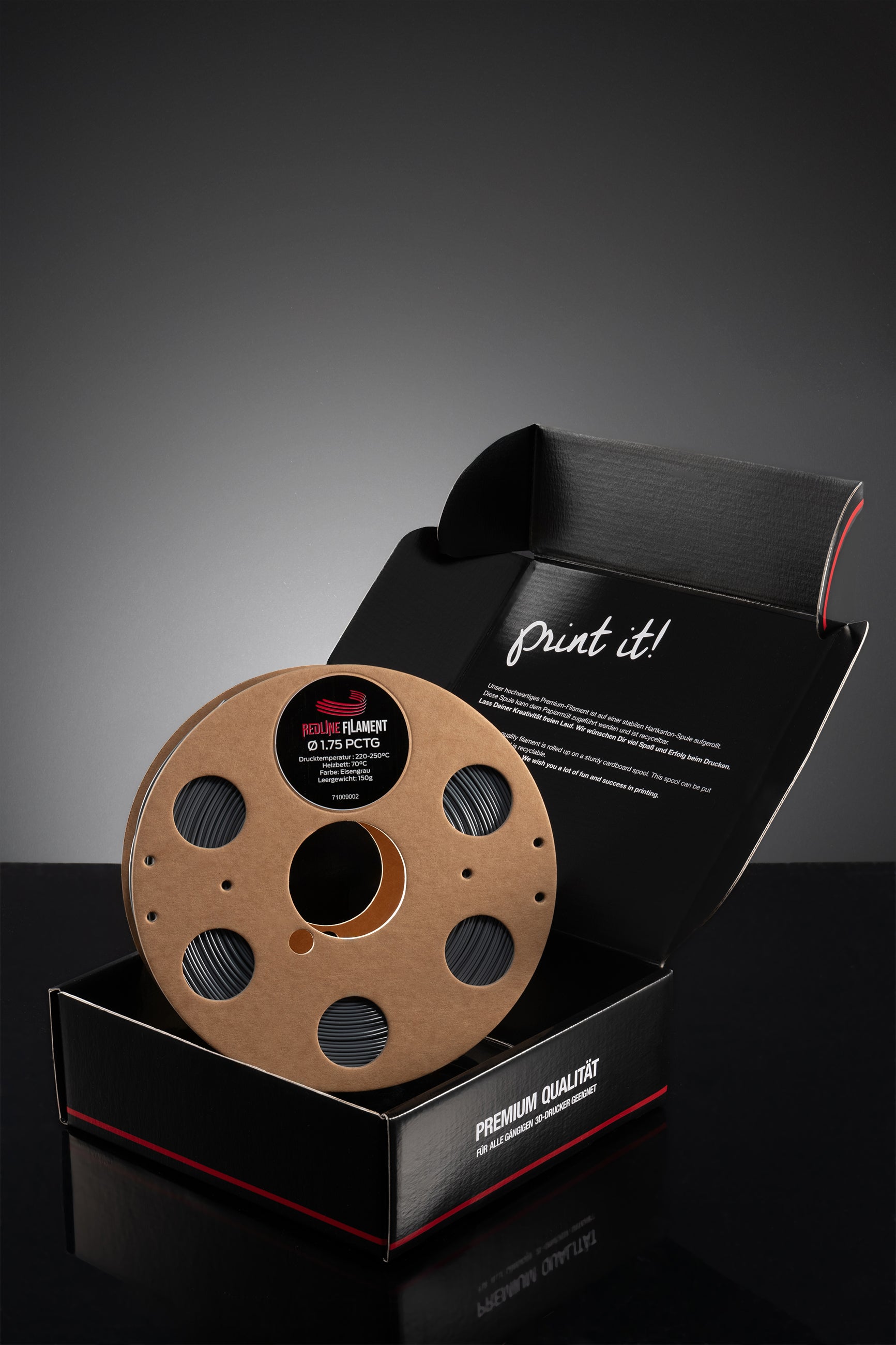 PCTG Filament Eisengrau
