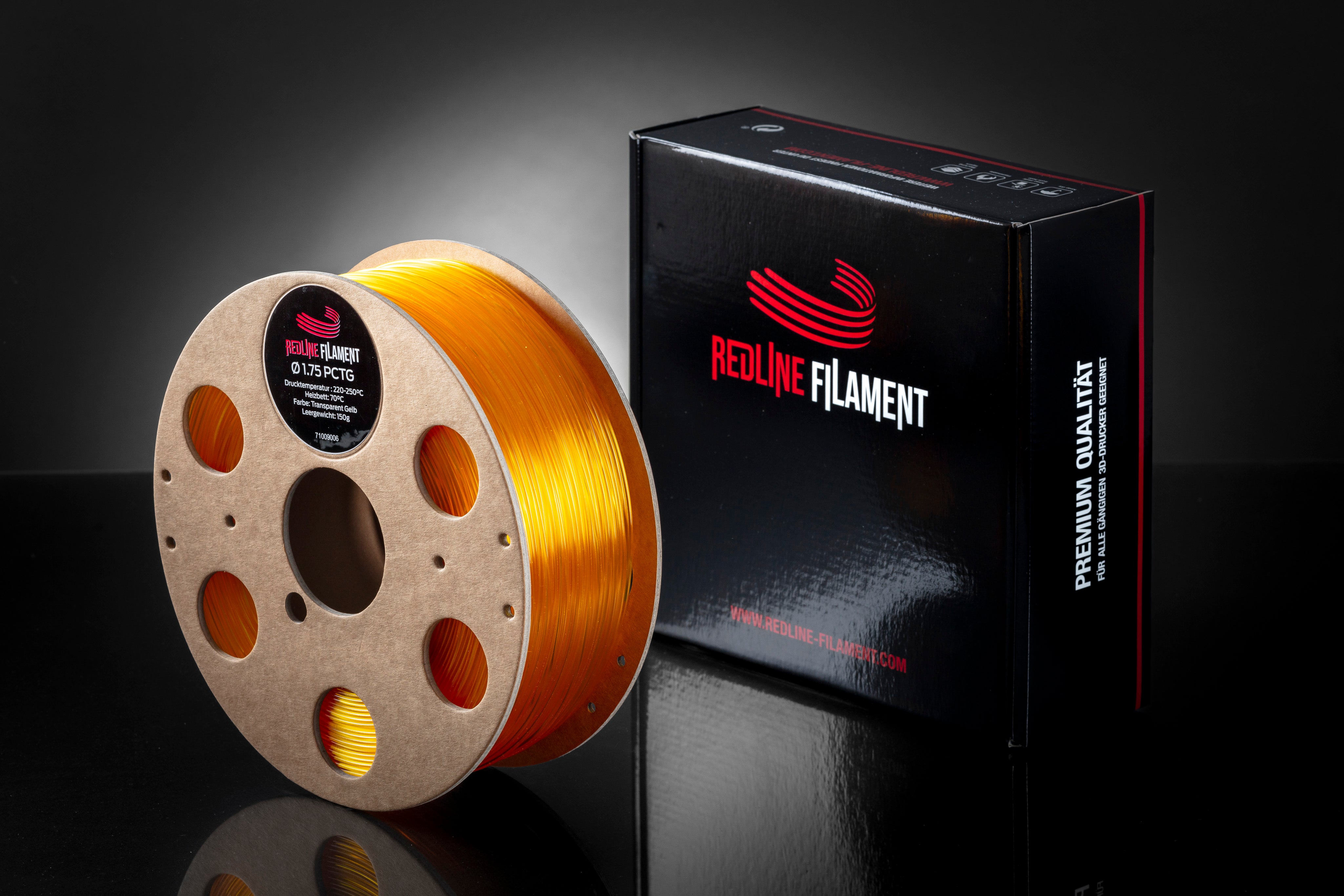 PCTG Filament Transparent Gelb