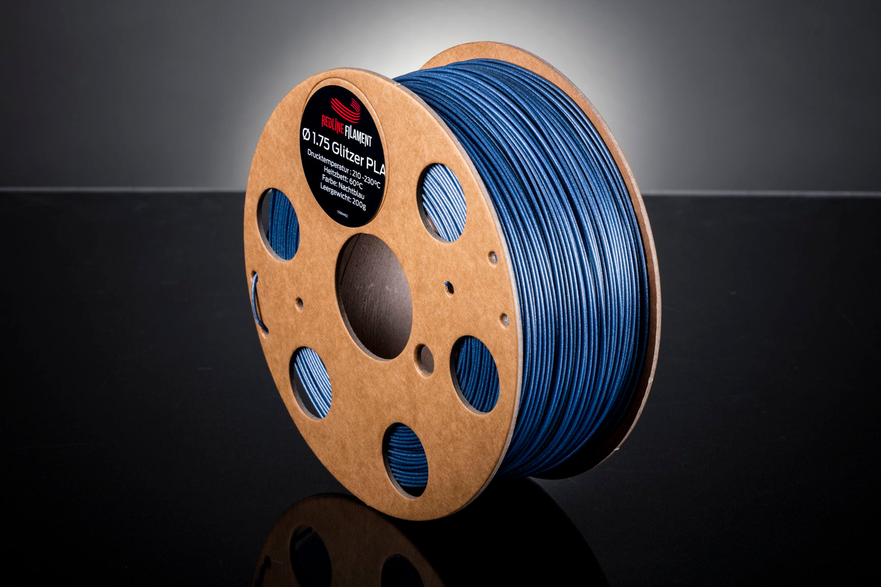 Glitzer PLA Nachtblau