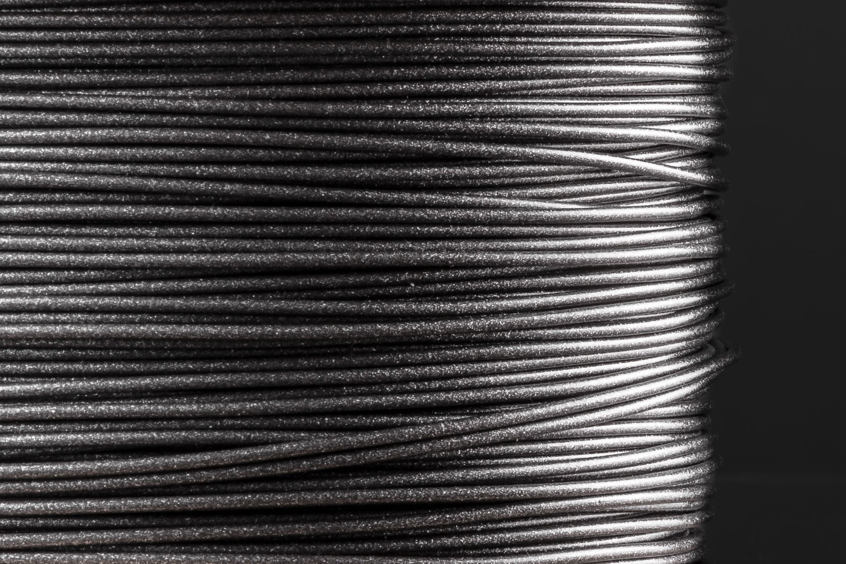 Glitzer PLA Sample (1,75mm) Glitzer PLA Sample REDLINE FILAMENT Eisengrau 1.75 50 g