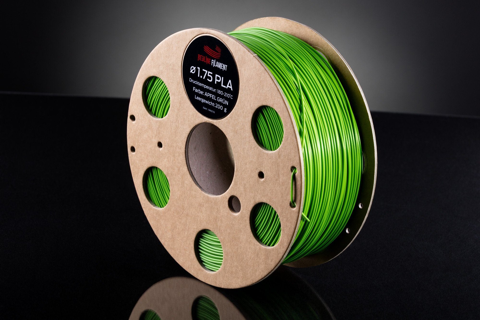 PLA Filament Apfelgrün PLA FILAMENT REDLINE FILAMENT 1.75 1 kg