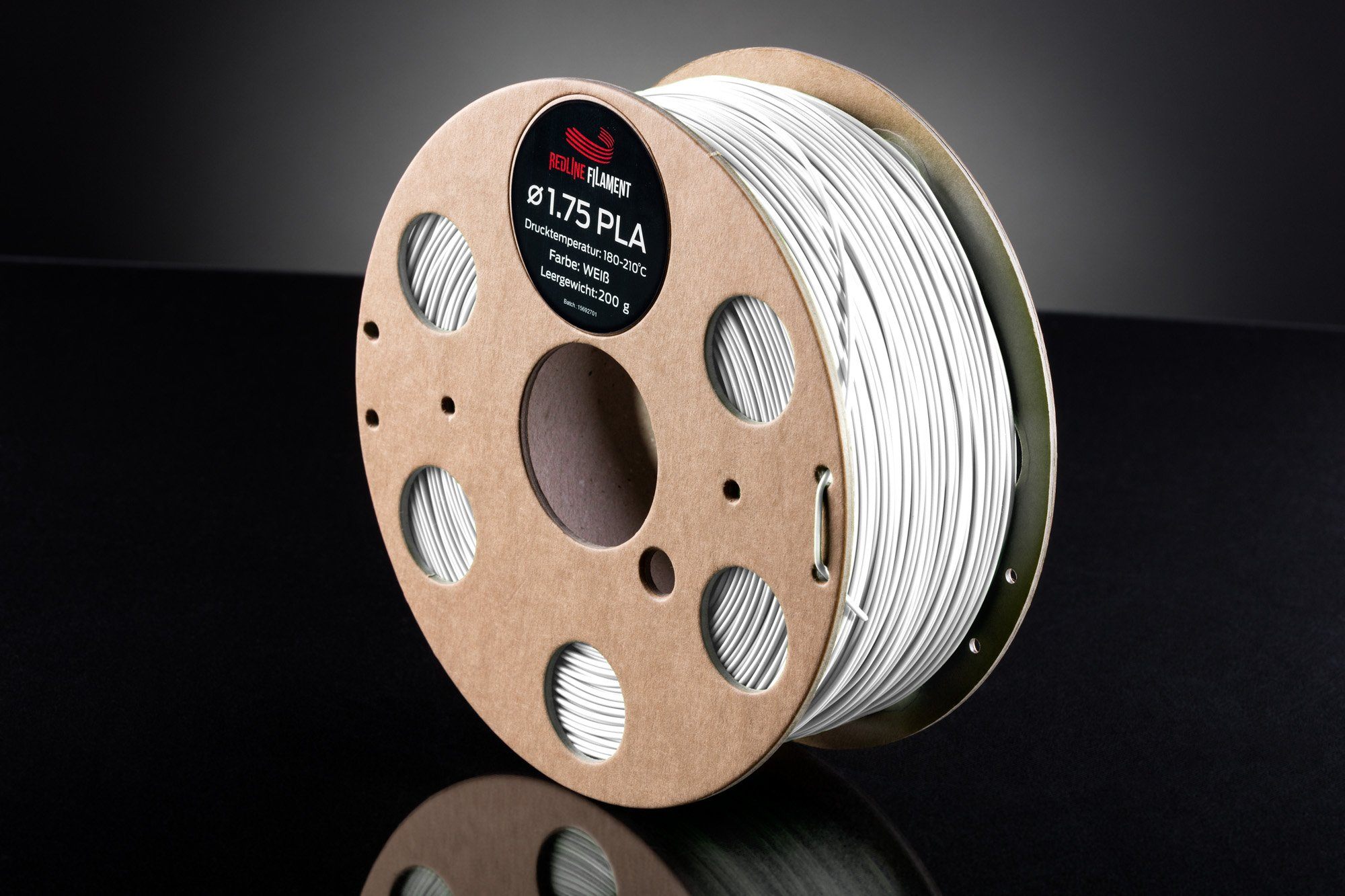 PLA Filament Weiß PLA FILAMENT REDLINE FILAMENT 1.75 2,3 kg