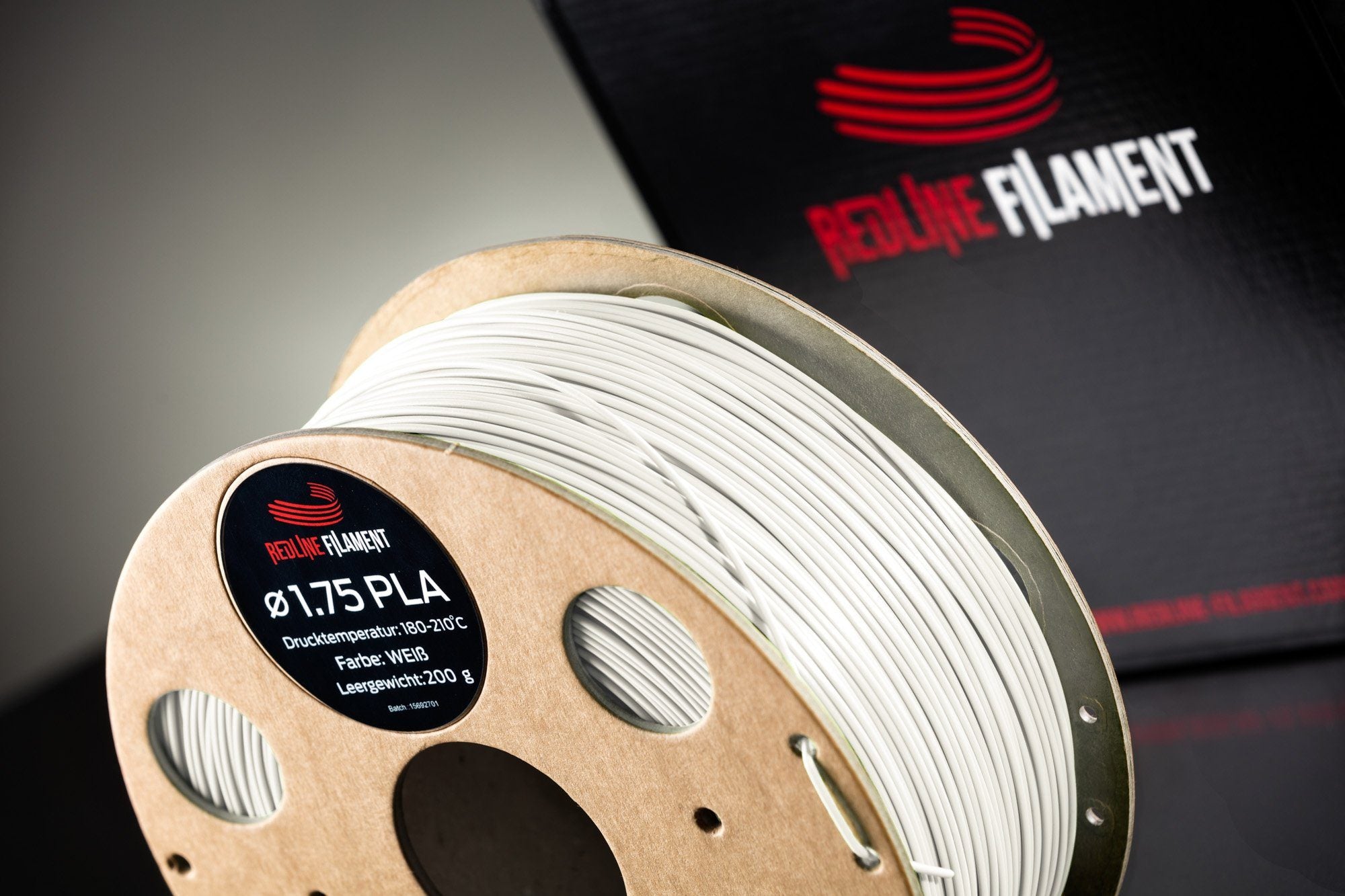 PLA Filament Weiß PLA FILAMENT REDLINE FILAMENT