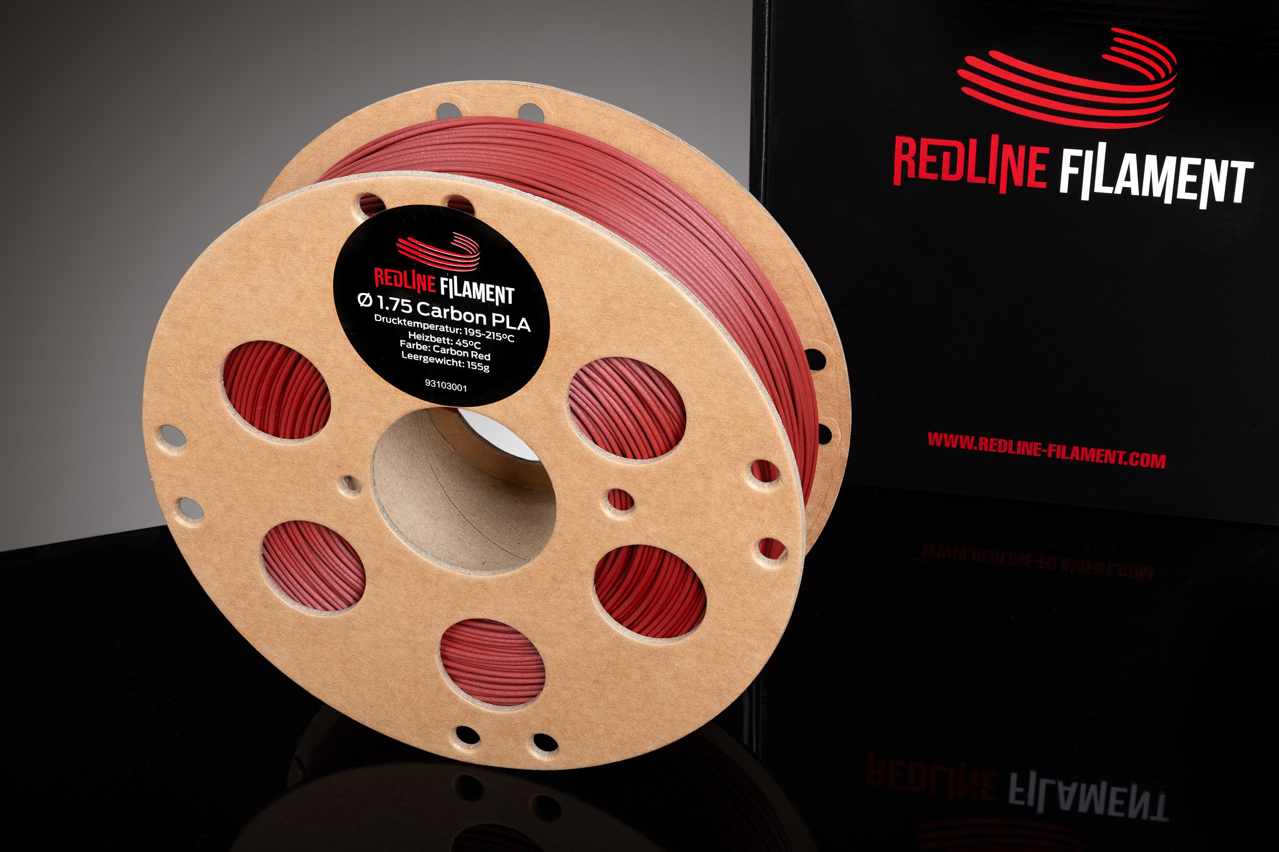 PLA CF10 Red (Carbon)