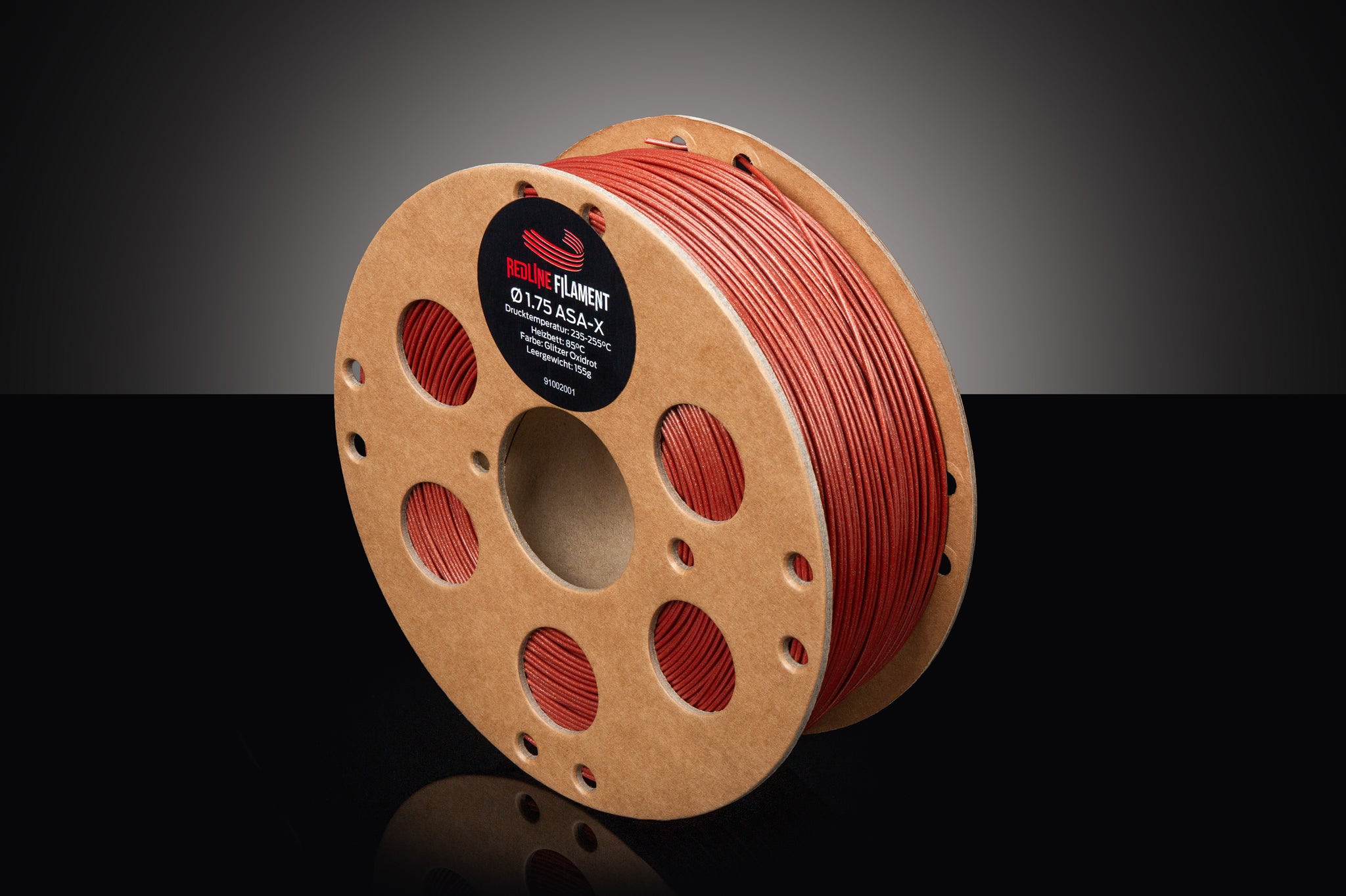 ASA-X Glitzer Filament Oxidrot