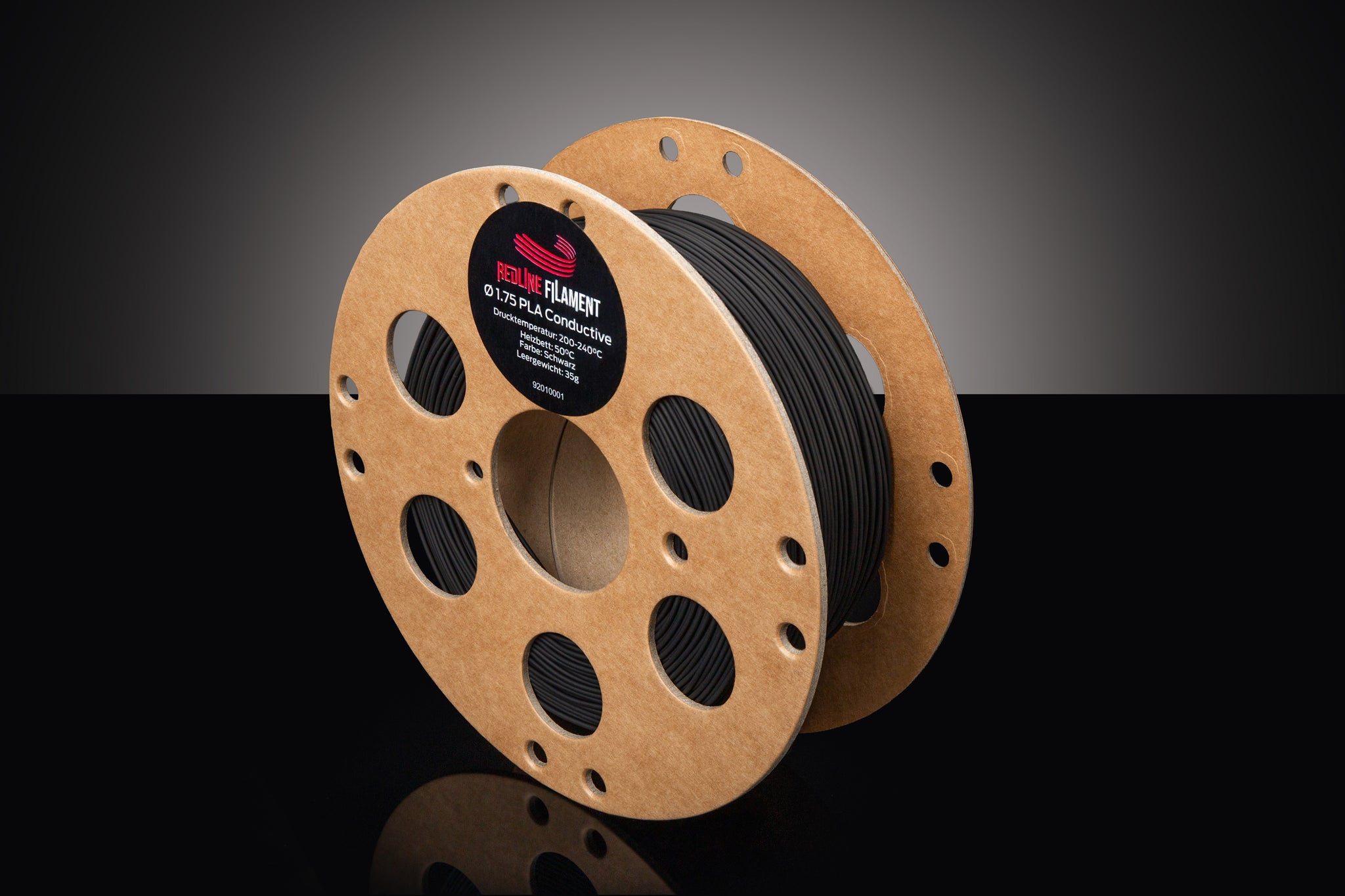 PLA Filament Schwarz (Conductive)