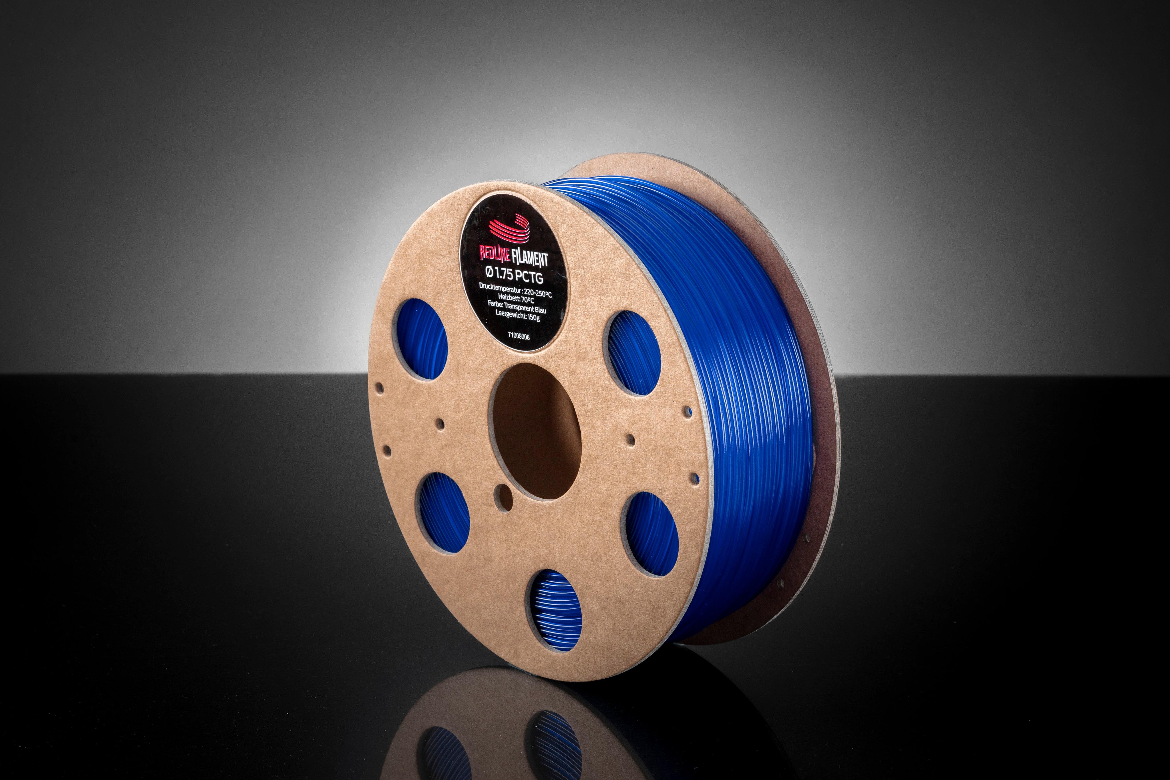 PCTG Filament Transparent Blau