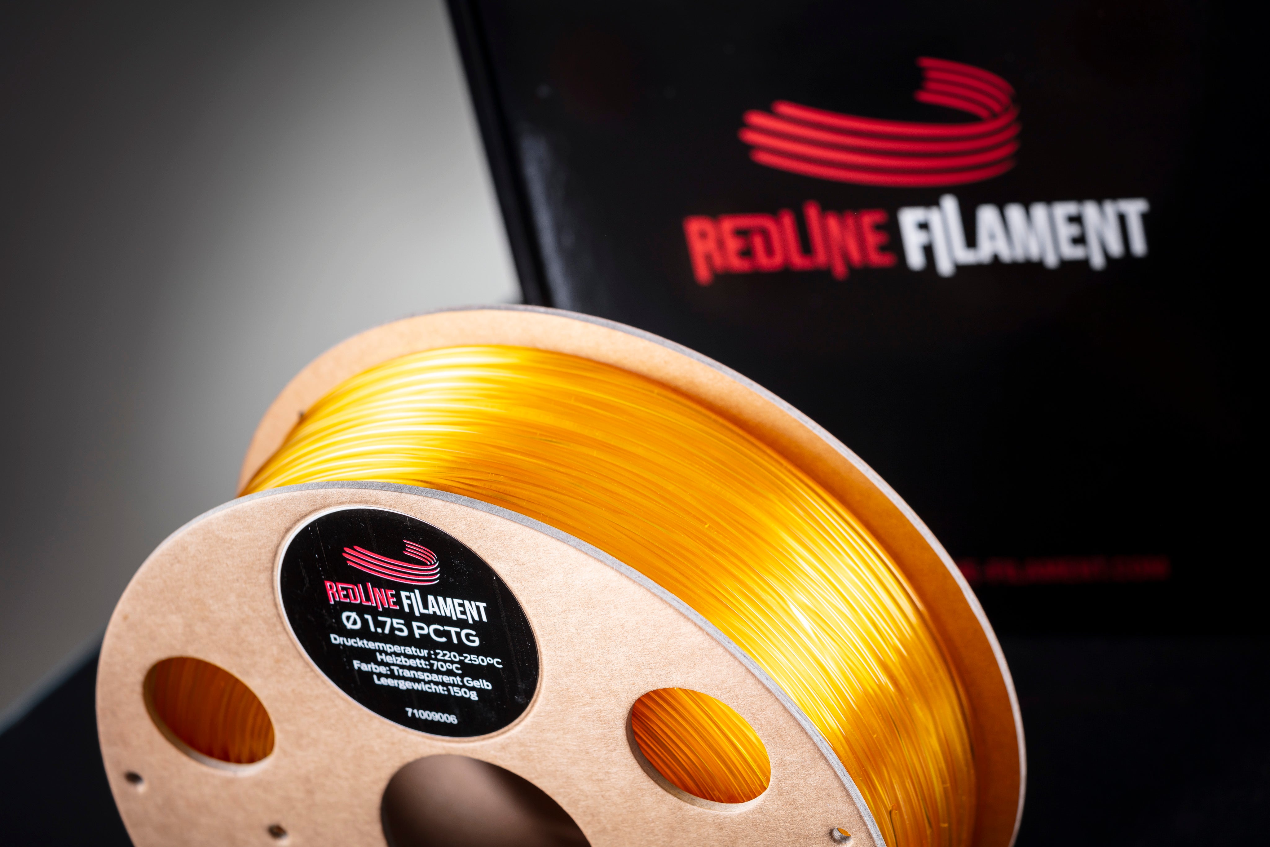 PCTG Filament Transparent Gelb