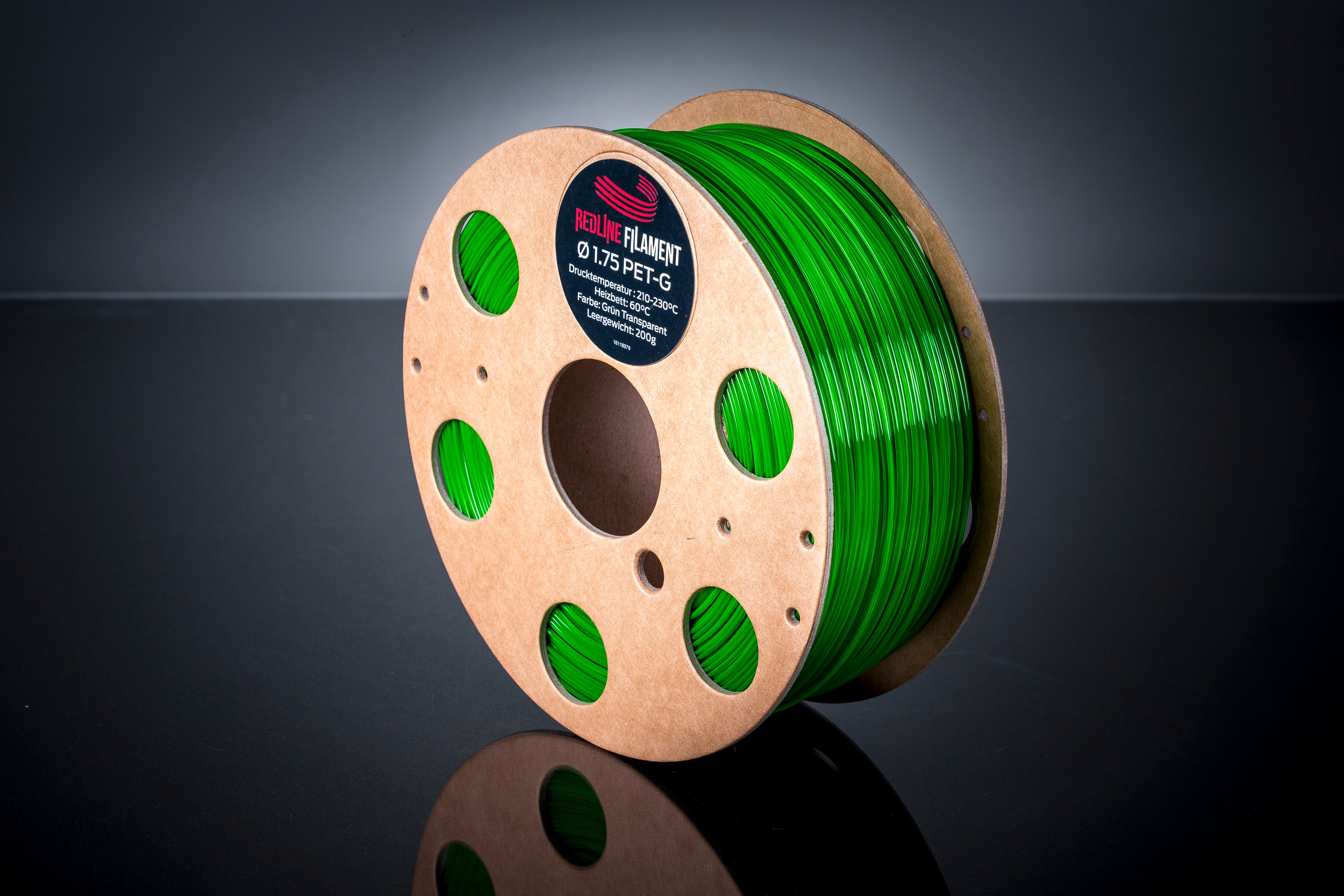 PET-G Filament Transparent Grün