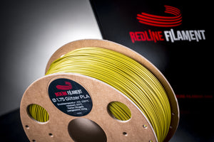 Glitzer PLA Glitzer PLA REDLINE FILAMENT Olivgelb 1.75 1 kg