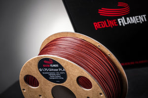 Glitzer PLA Glitzer PLA REDLINE FILAMENT Oxidrot 1.75 1 kg