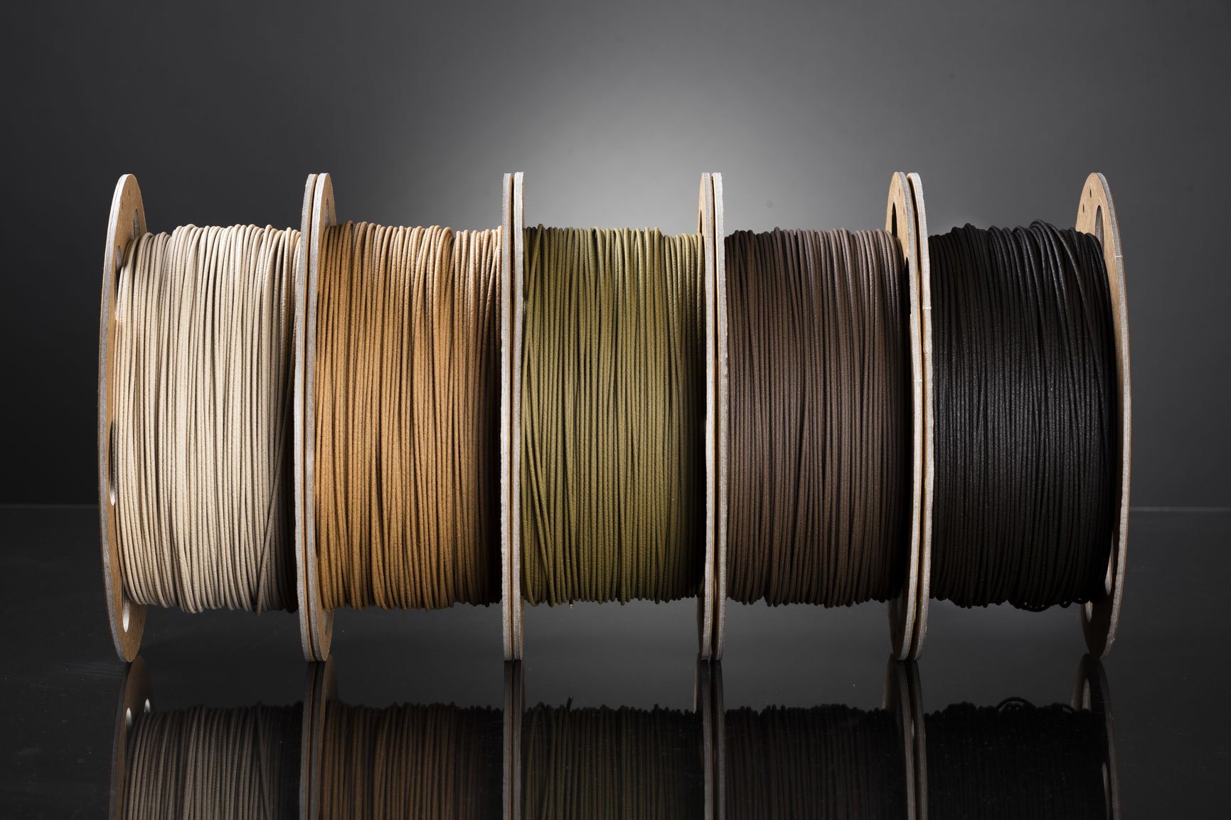 Holz PLA Filament Samples (1,75mm) REDLINE FILAMENT 