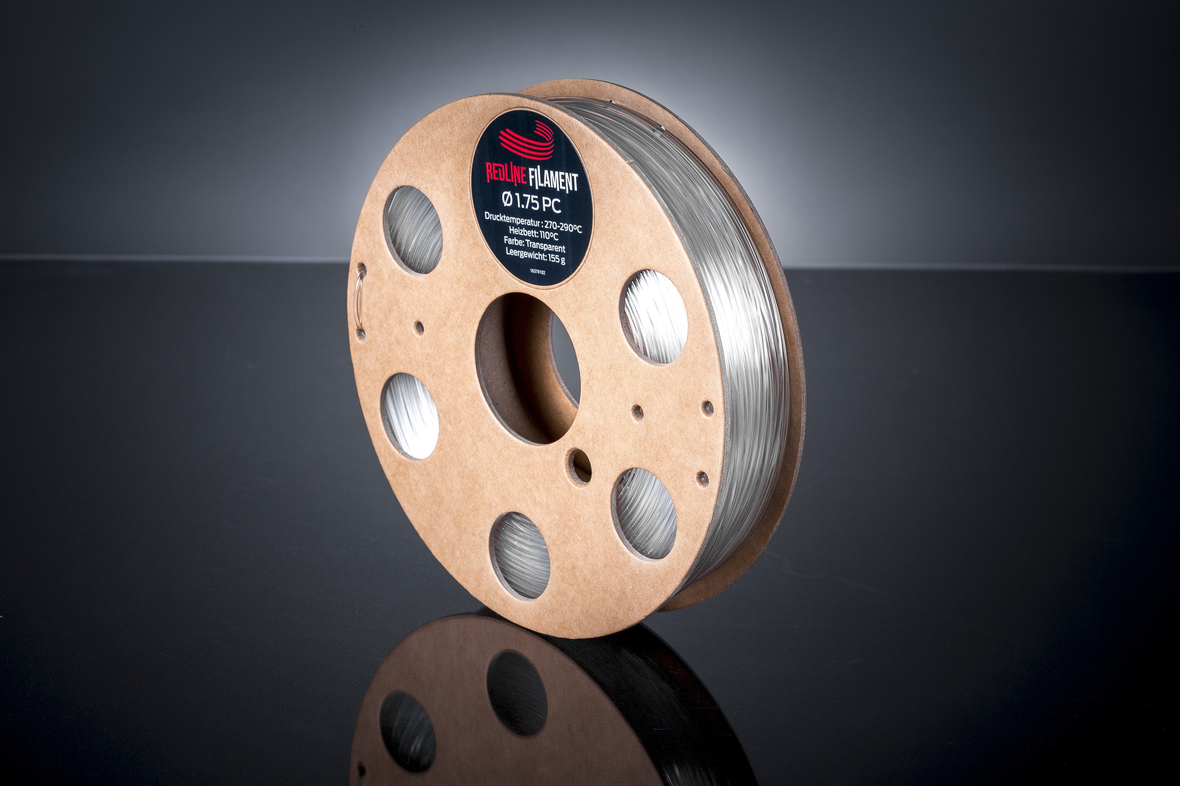 PC Transparent (0,5kg 1,75mm) REDLINE FILAMENT 