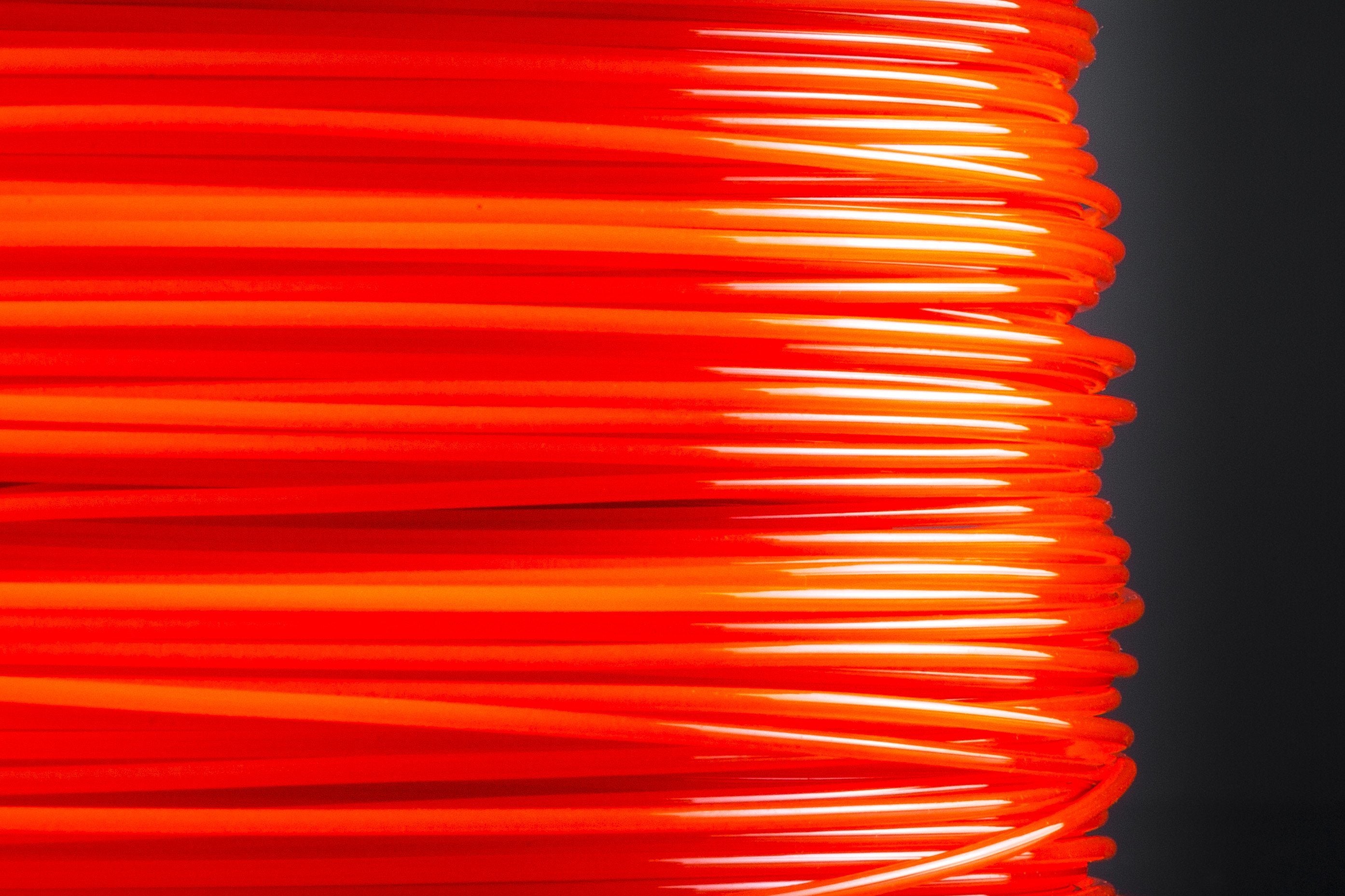 PET-G Filament Neon Orange PET-G REDLINE FILAMENT 