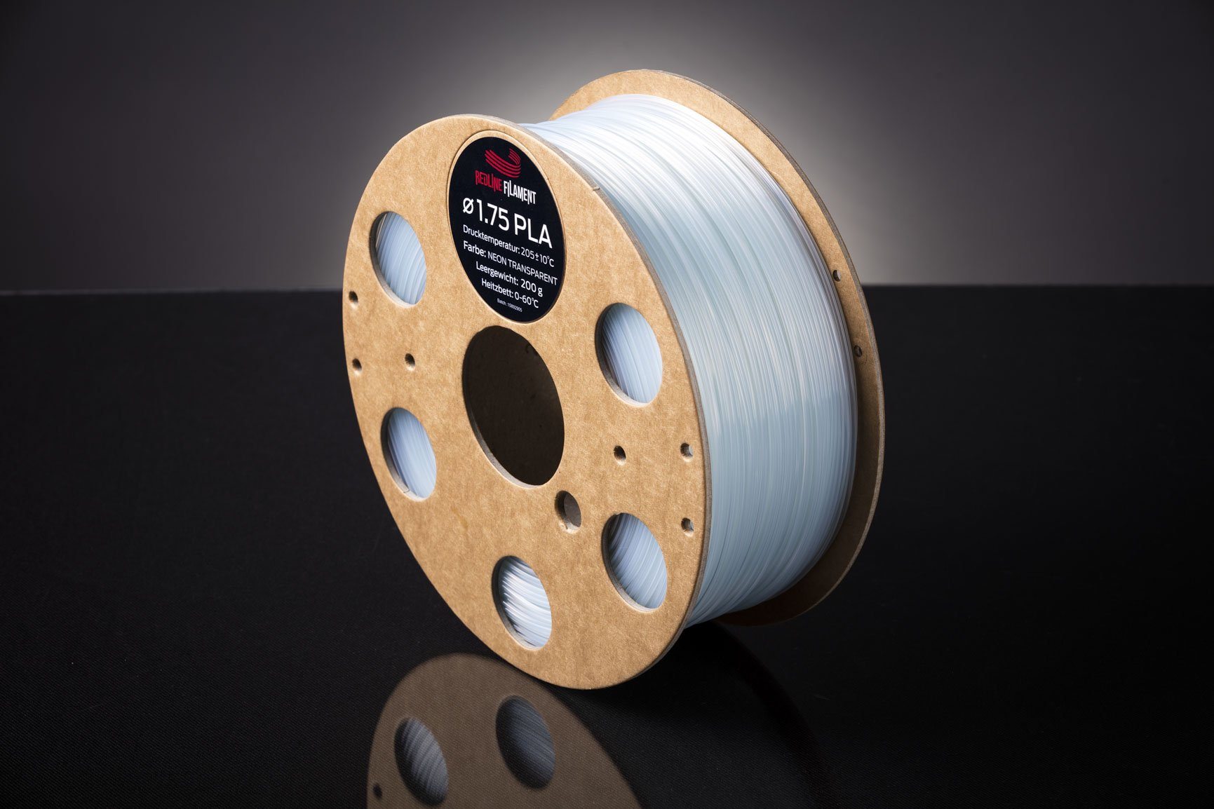 PLA Filament NEON Transparent PLA NEON REDLINE FILAMENT 1.75 1 kg 