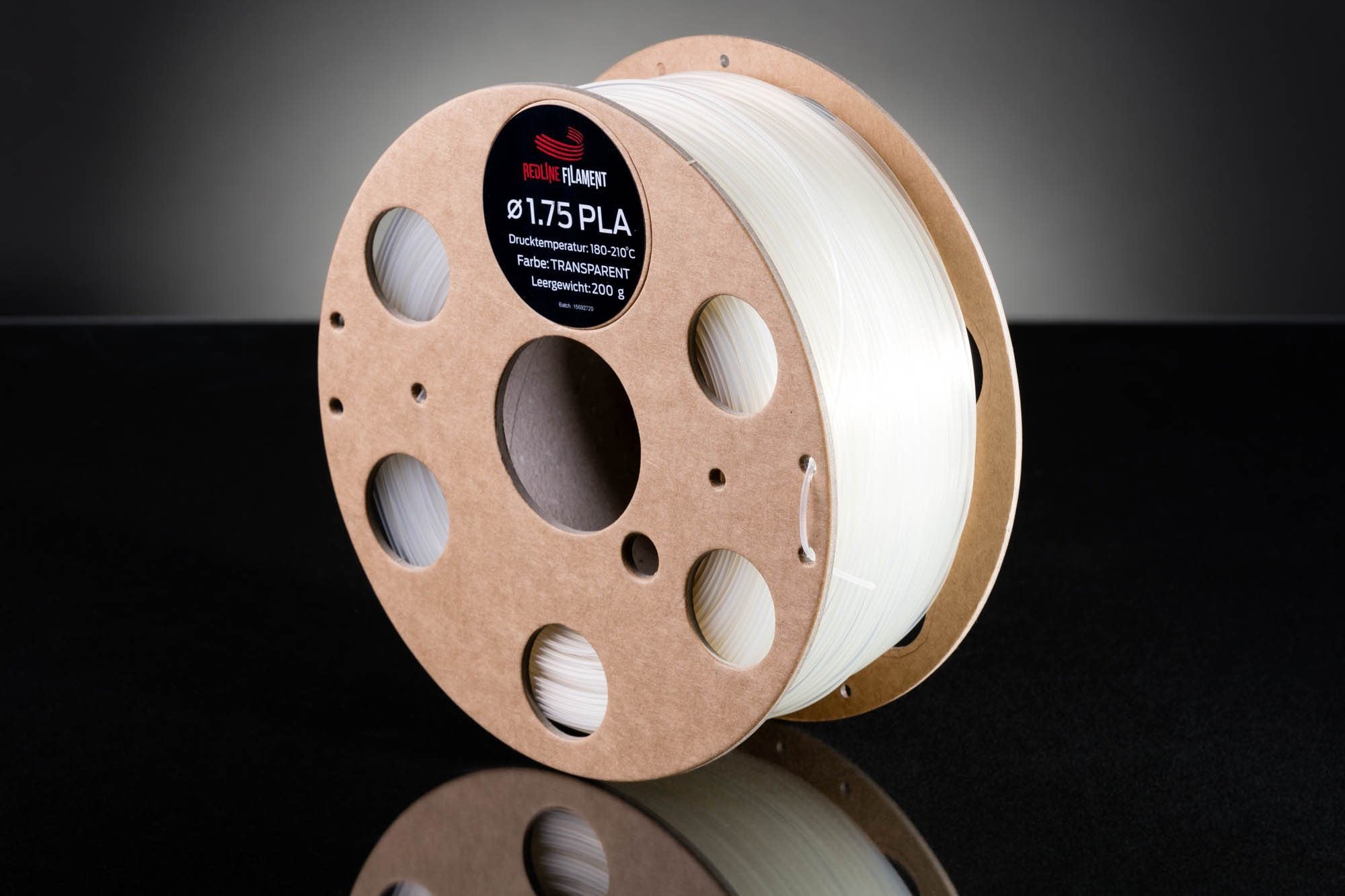 PLA Filament Transparent/Natur PLA FILAMENT REDLINE FILAMENT 1.75 1 kg 