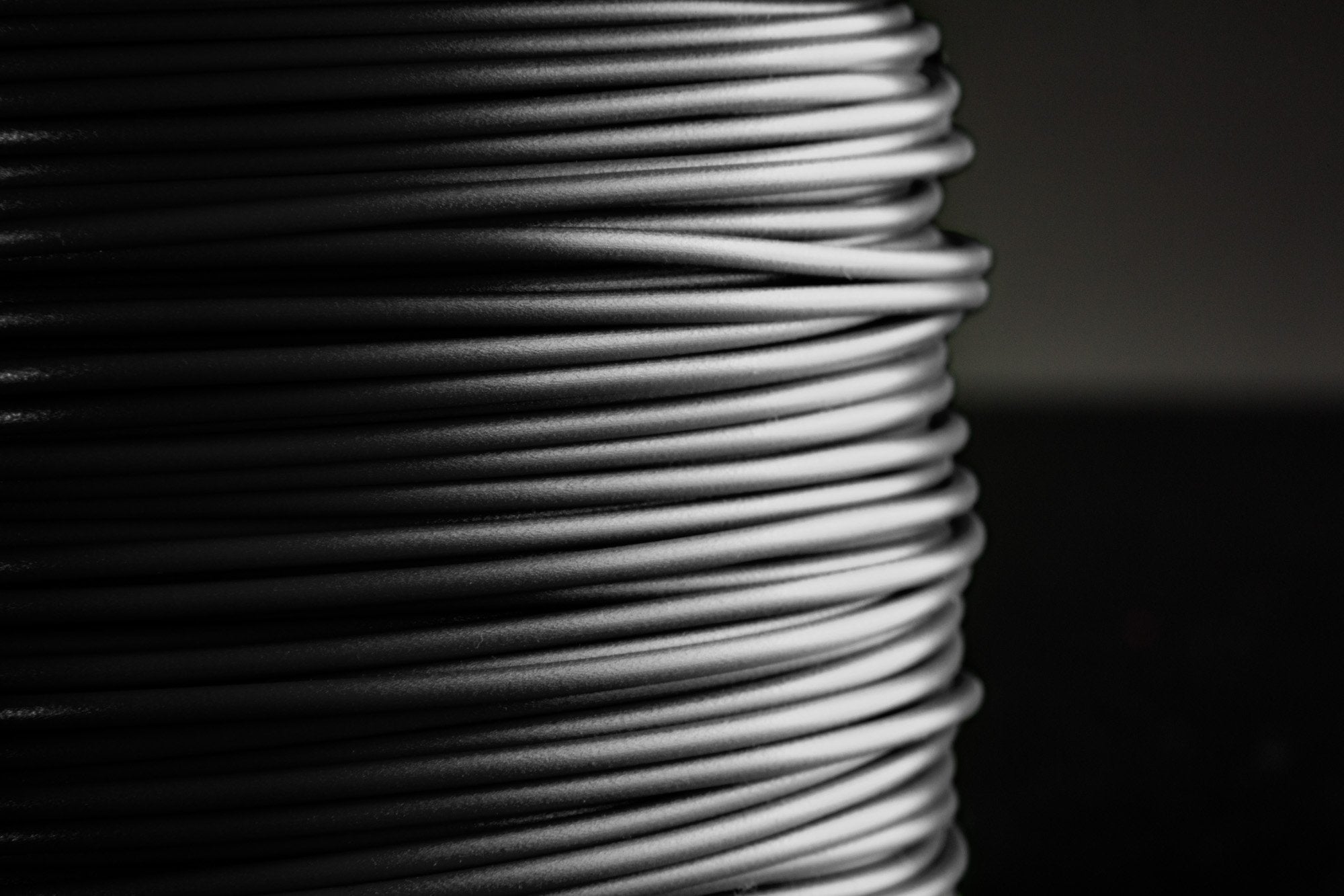 PLA Matt Sample REDLINE FILAMENT 1.75mm 50g Graphitschwarz