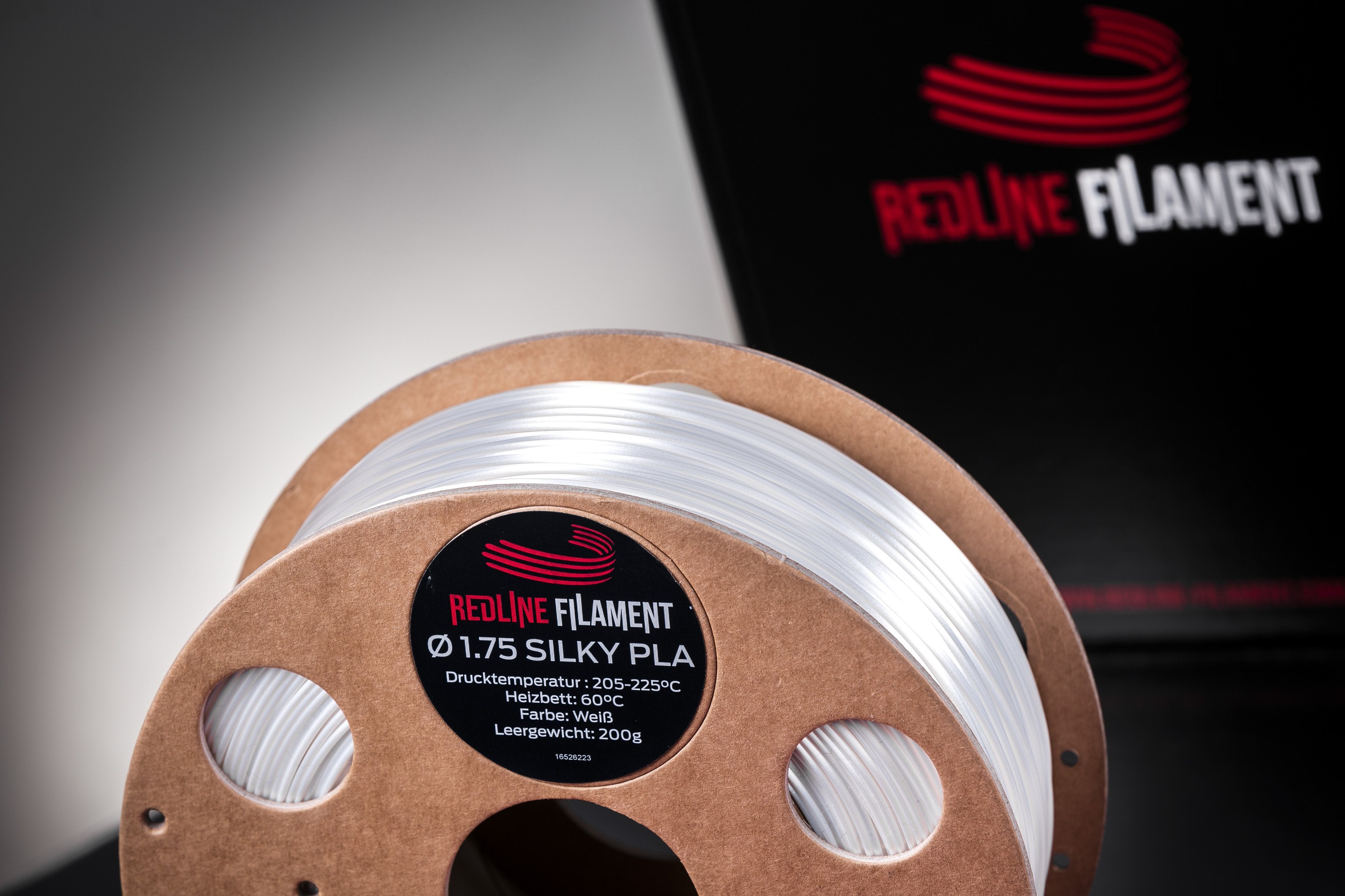 Silky PLA Weiß Silky REDLINE FILAMENT 1.75mm 0,5kg Weiß